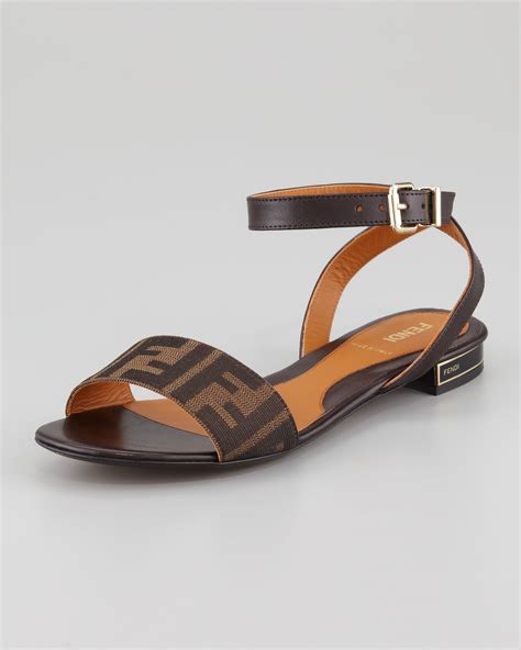 fendi sandals girls|fendi women's flat sandals.